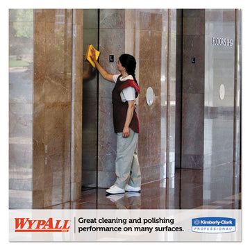 WypAll® Microfiber Cloths, Reusable, 15 3-4 X 15 3-4, Yellow, 24-carton freeshipping - TVN Wholesale